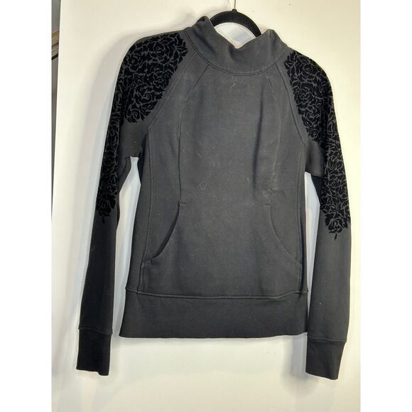 Lululemon Floral black pullover - Picture 2 of 3